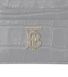 Embossed Leather TB Monogram Card Holder