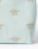 Embroidered Bee Make-Up Bag