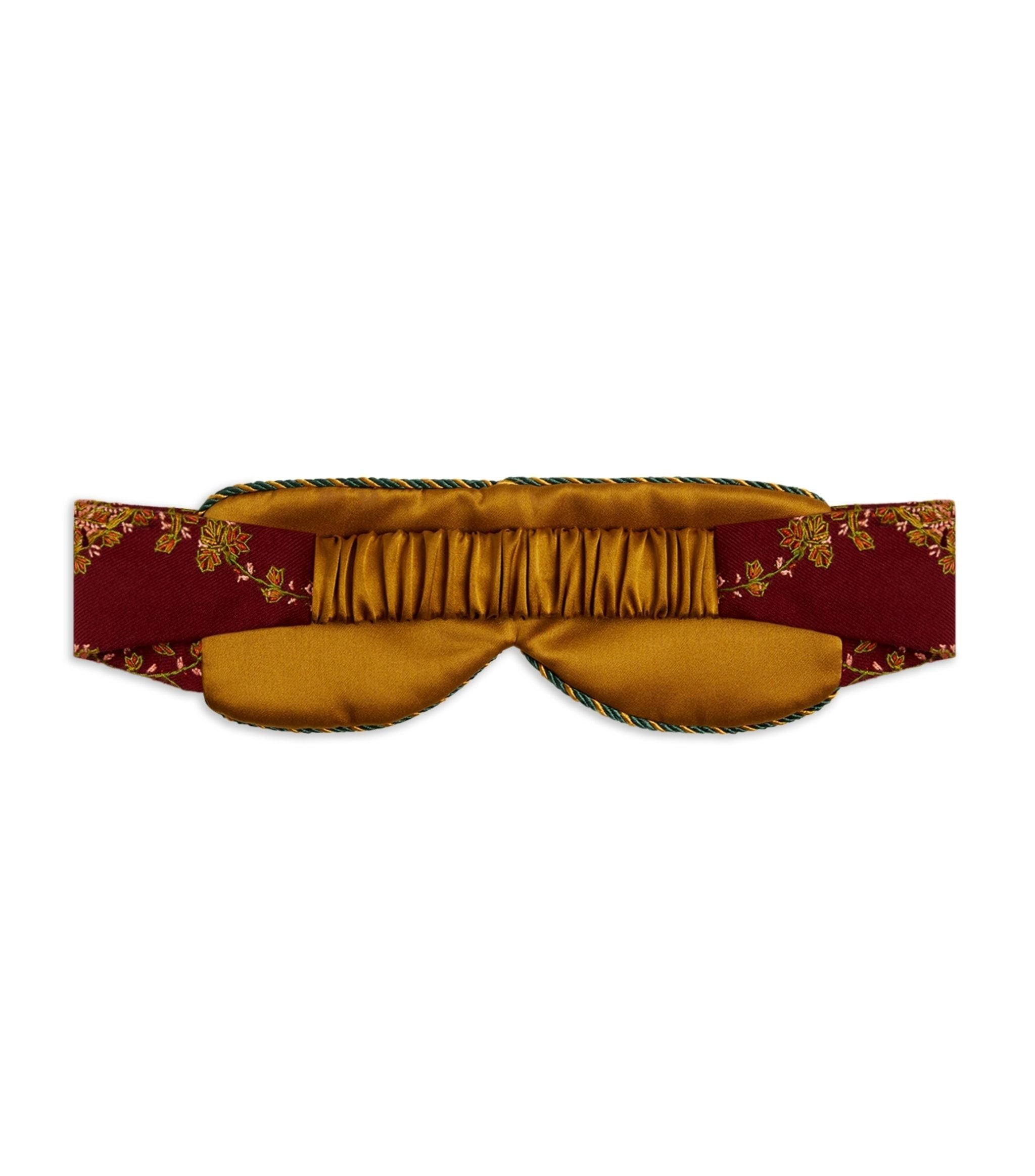 Embroidered Eye Mask