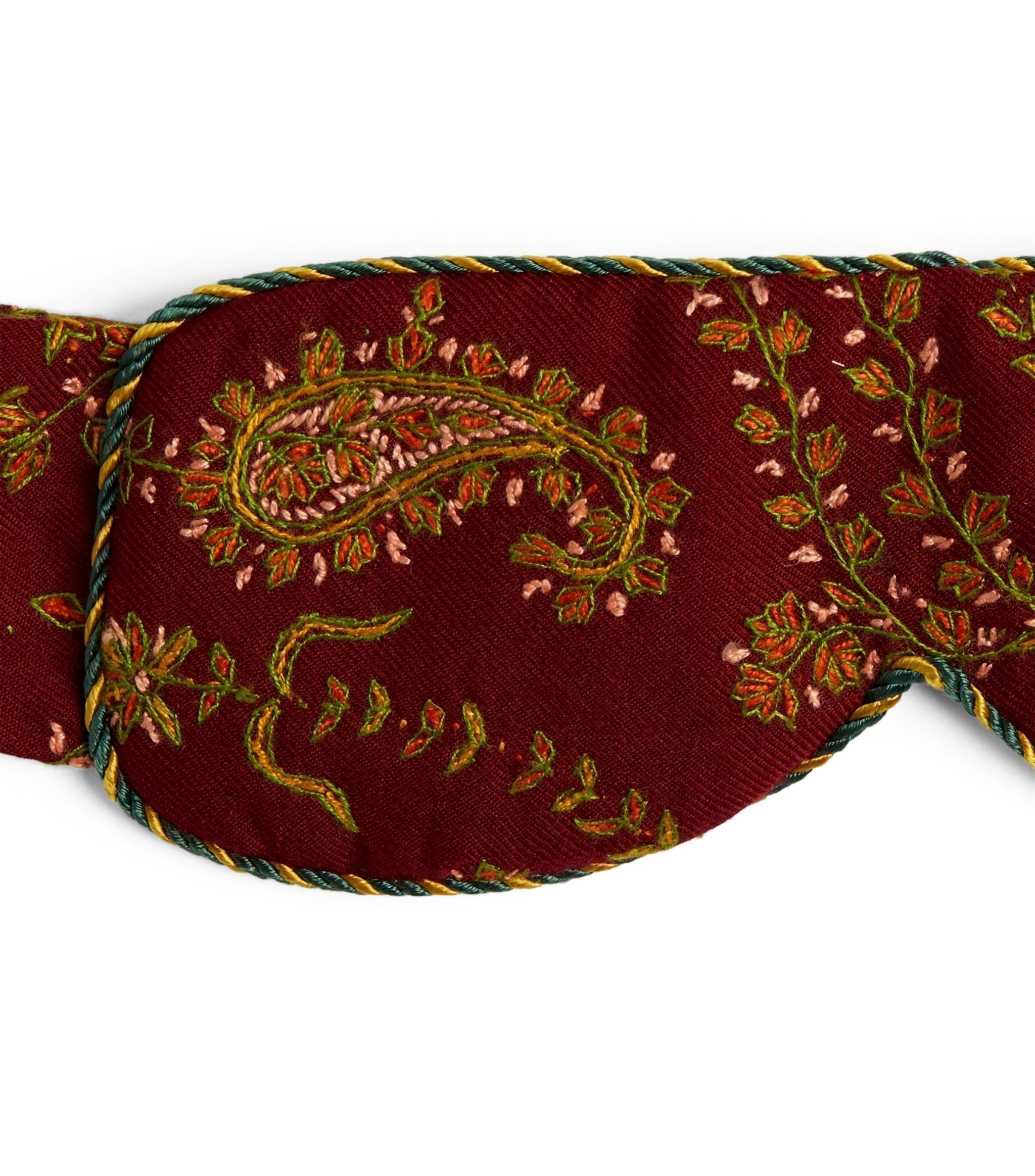 Embroidered Eye Mask