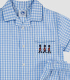 Embroidered Gingham Alfred Pyjamas (2-5 Years)