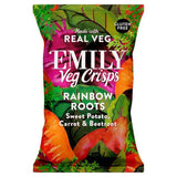 EMILY Veg Crisps Rainbow Roots Sweet Potato Carrot &amp;amp; Beetroot Sharing   100g