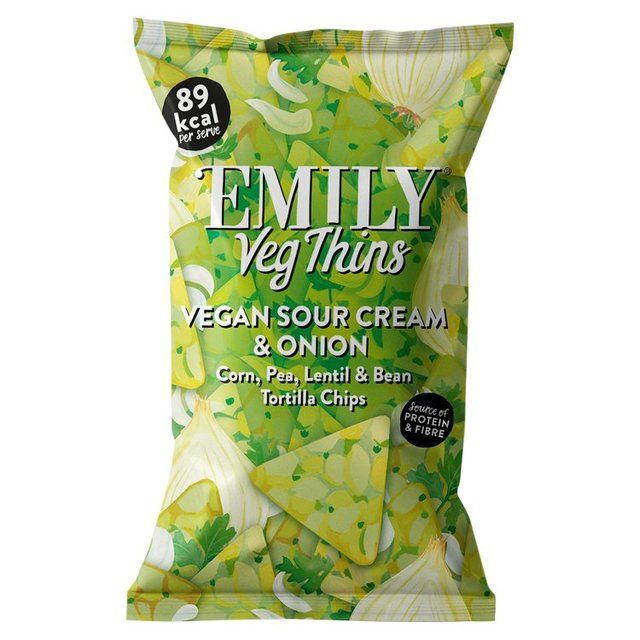 Emily Veg Thins Sour Cream &amp;amp; Onion Sharing Bag