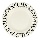 Emma Bridgewater Black Toast Roast Chicken 10 1/2 Inch Plate