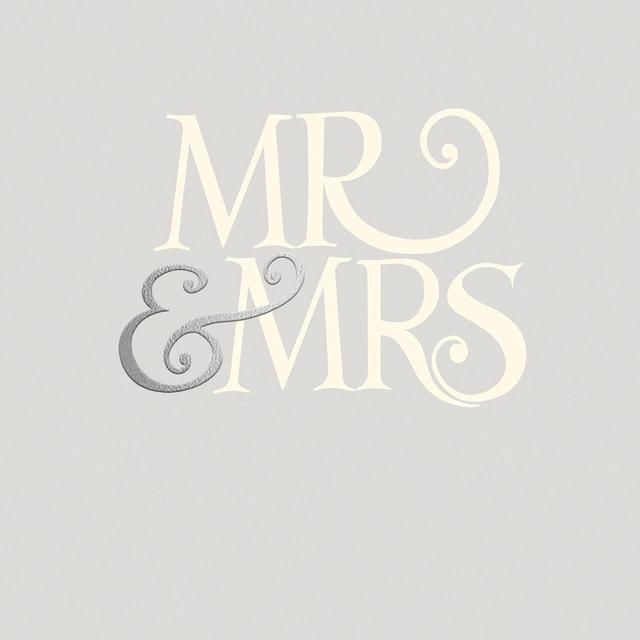 Emma Bridgewater Mr &amp;amp; Mrs Wedding Card