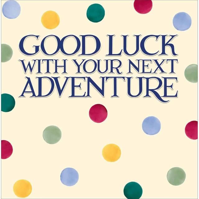 Emma Bridgewater Next Adventure Good Luck Leaving Card