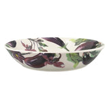 Emma Bridgewater Vegetable Garden Aubergine &amp;amp; Flowers Medium Pasta Bowl