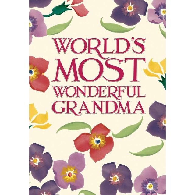 Emma Bridgewater Wonderful Grandma Greeting Card Default Title