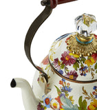 Enamel Flower Market Tea Kettle