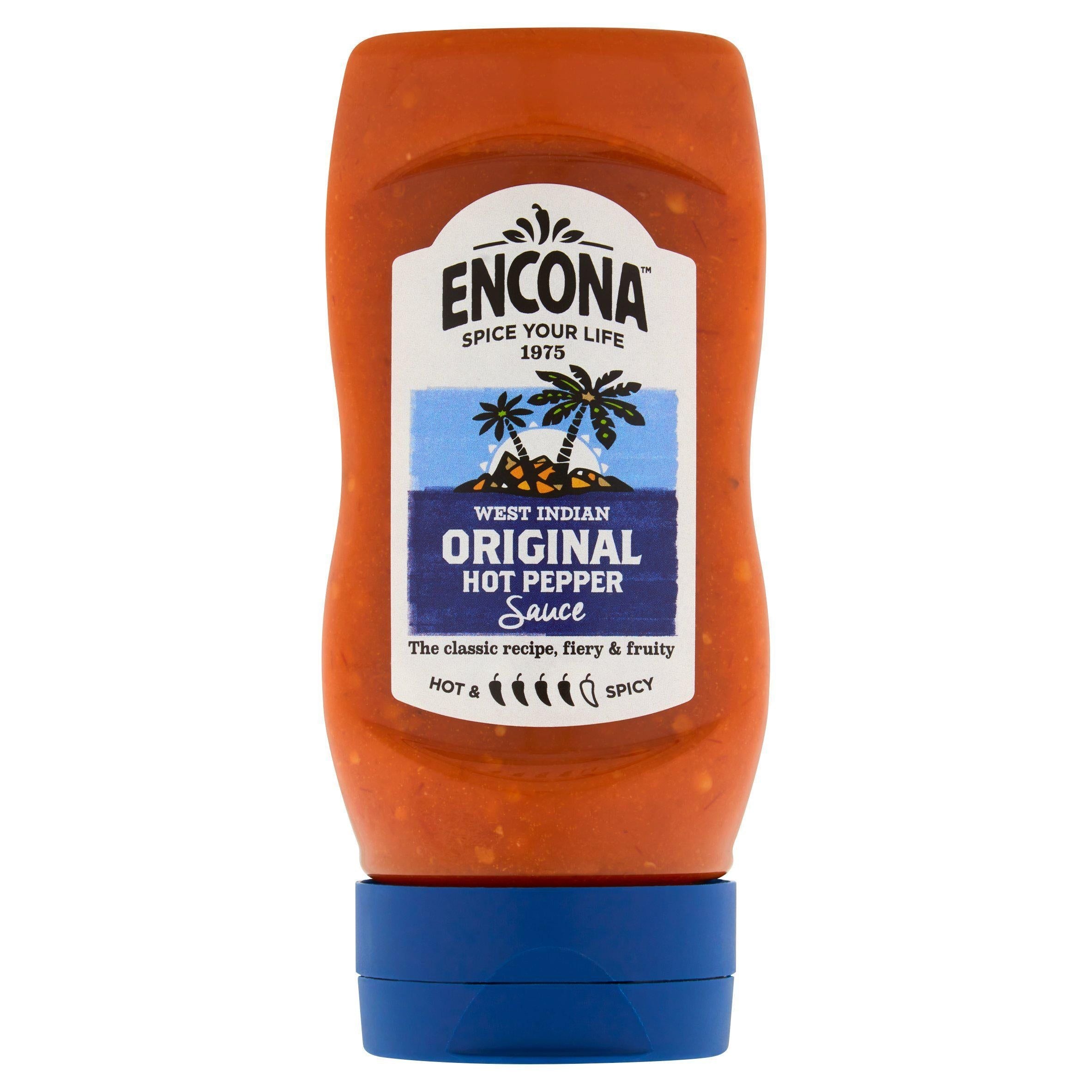 Encona Original Hot Pepper Sauce Squeezy 285g