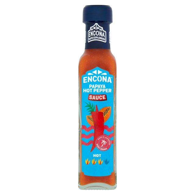 Encona WI Papaya Hot Pepper Sauce   142ml