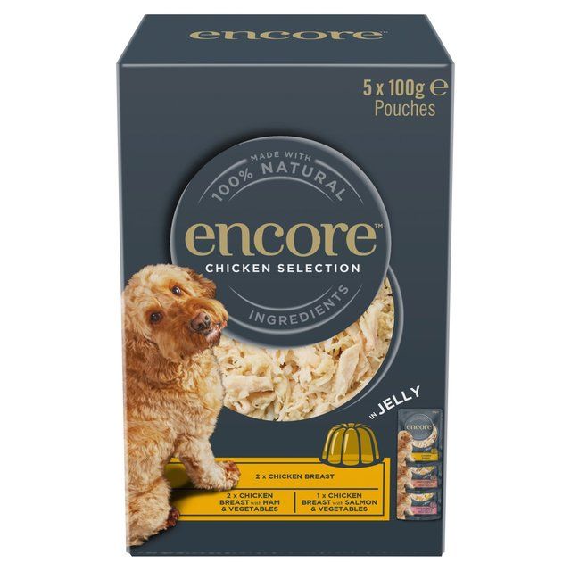 Encore Deluxe Collection Dog Pouch in Jelly   5 x 100g