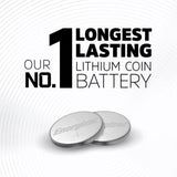 Energizer 2032 Ultimate Lithium Coin Battery   2 per pack