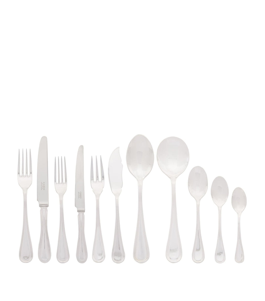 English Thread Silver-Plated 44-Piece Set