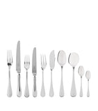 English Thread Silver-Plated 60-Piece Set