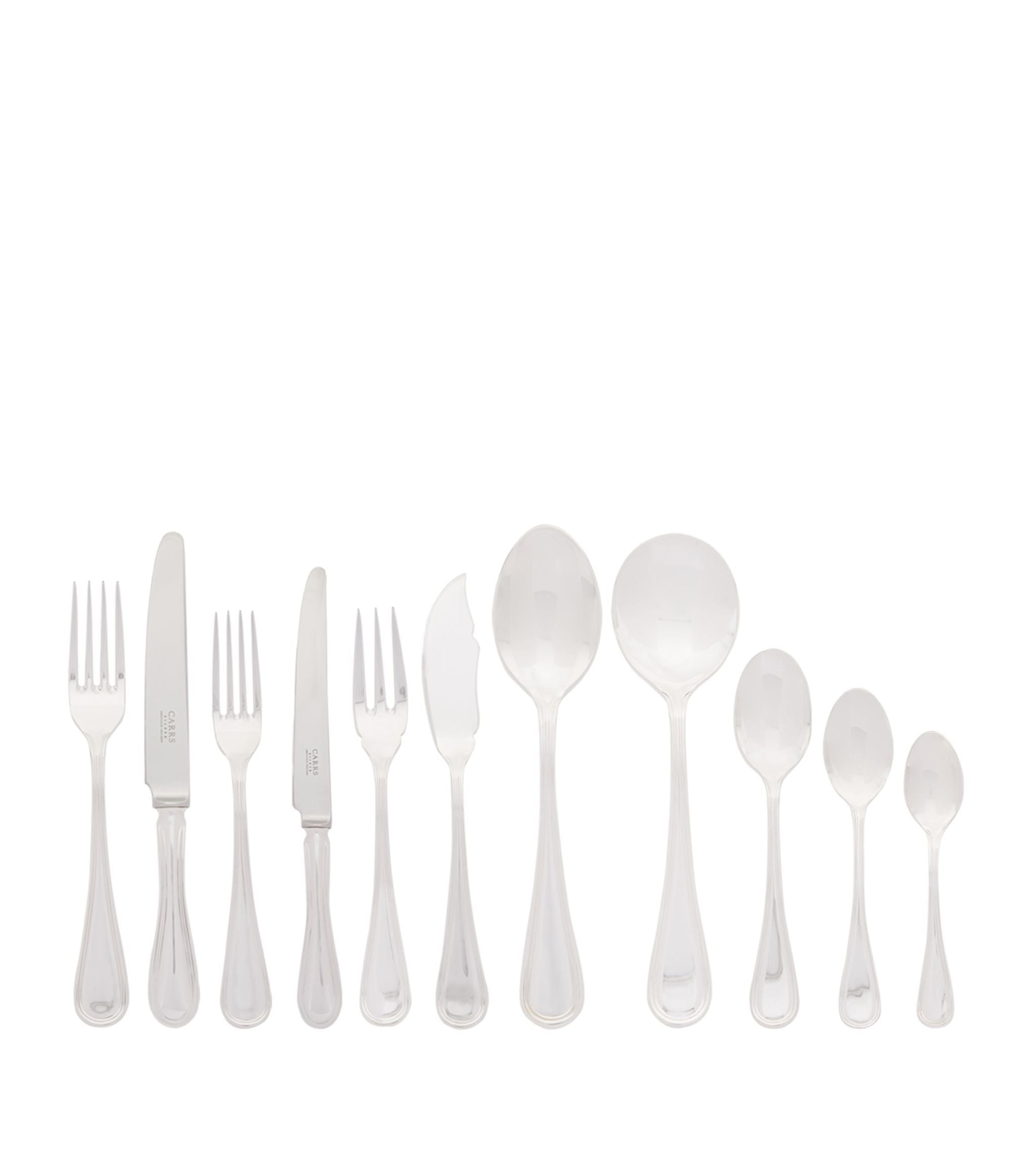 English Thread Silver-Plated 84-Piece Set