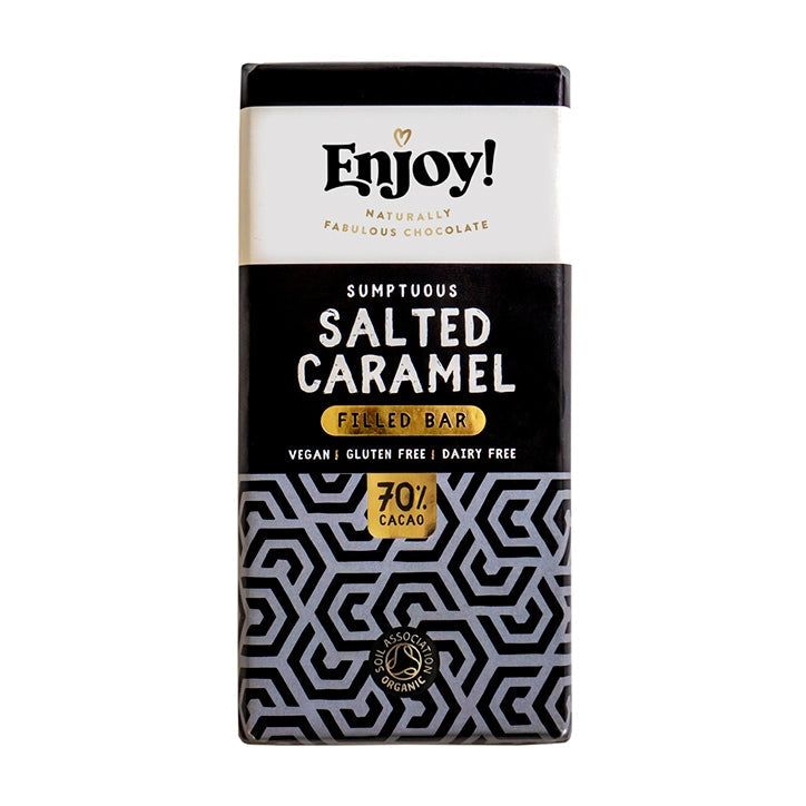 Enjoy! Salted Caramel Filled Vegan Chocolate 70g