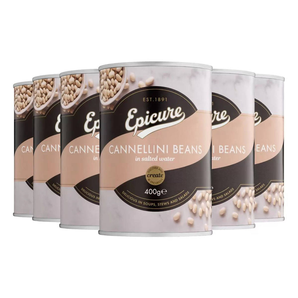 Epicure Cannellini Beans In Water, 6 x 400g