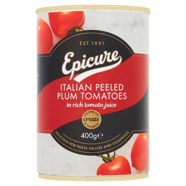 Epicure Italian Peeled Plum Tomatoes   400g