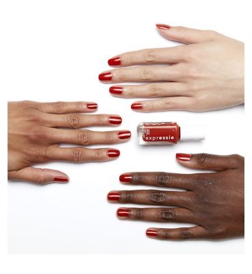 Essie ExprEssie Quick Dry Formula, Coral Nail Polish 180 Bolt &amp;amp; Be Bold