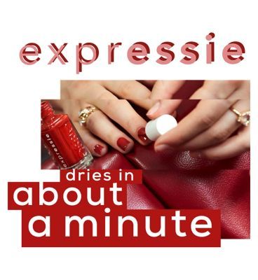 Essie ExprEssie Quick Dry Formula, Orange Coral Red Nail Polish 160 In A Flash Sale