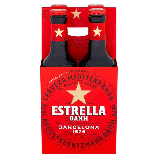 Estrella Damm Premium Lager Beer Bottles