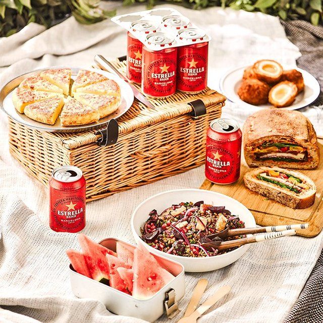 Estrella Damm Premium Lager Beer Cans