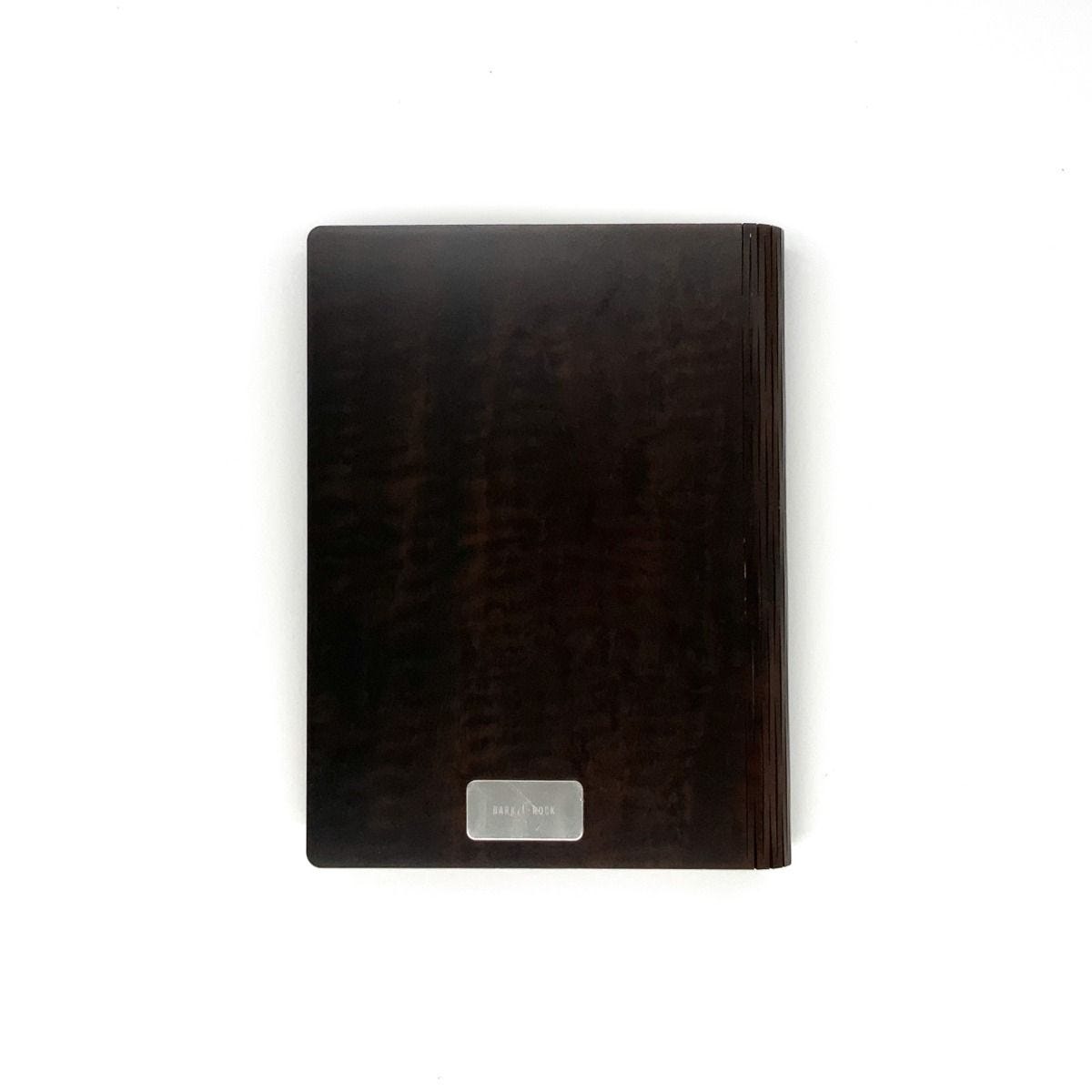 Bark & Rock B5 smoked pommele eucalyptus wood journal, UK version