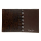 Bark & Rock B5 smoked pommele eucalyptus wood journal, UK version
