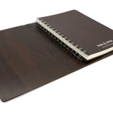 Bark & Rock B5 smoked pommele eucalyptus wood journal, UK version