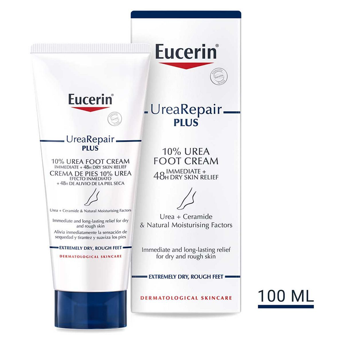 Eucerin Dry Skin UreaRepair Plus 10% Urea Foot Cream 100ml