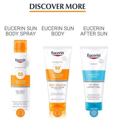 Eucerin Sun Oil Control Dry Touch Facial Sun Cream for Oily Acne Prone Skin SPF50+ 50ml