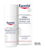 Eucerin UltraSensitive Soothing Face Cream Moisturiser (Normal to Combination Skin) 50ml