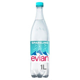 Evian Sparkling Natural Water   1L