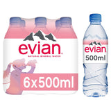 Evian Still Natural Mineral Water Bottles