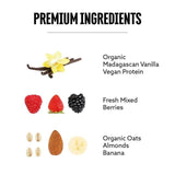 EXALT Berry Berry Good Fresh Vegan Protein Smoothie Berries &amp;amp; Vanilla    330ml