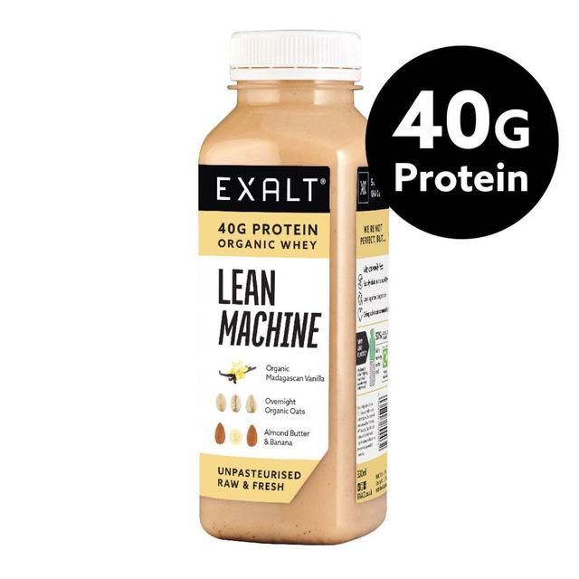 EXALT Lean Machine Fresh Protein Shake Organic Madagascan Vanilla   330ml