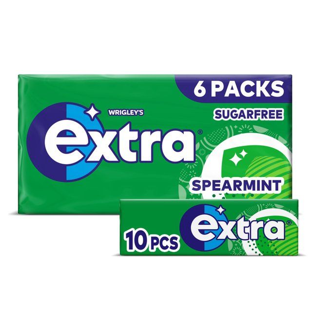 Extra Spearmint Sugarfree Chewing Gum Multipack   70g