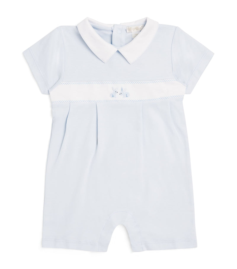 Kissy Kissy Pima cotton Springtime Bunny playsuit 0-18 months, UK version