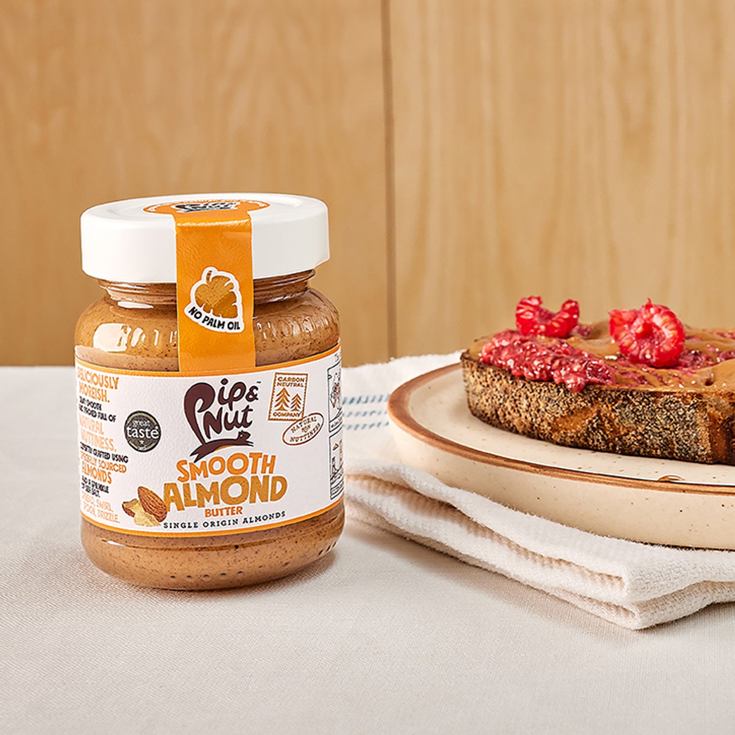 Pip & Nut smooth almond butter 170g (British brand)