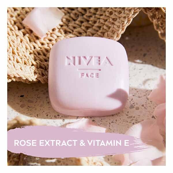 Nivea Magicbar Rose & Vitamin E Face Cleansing Bar 75G