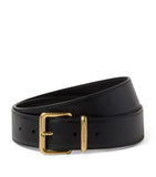 Miu Miu designer leather belt in calfskin, UK version