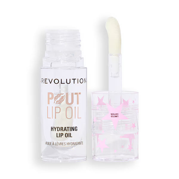 Revolution Lip Oil Lychee Clear, imported from the UK