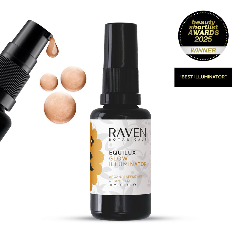 Raven Botanicals Equilux Glow Illuminator 30ml (British brand)