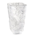 Lalique crystal Pivoines vase 35cm, UK version