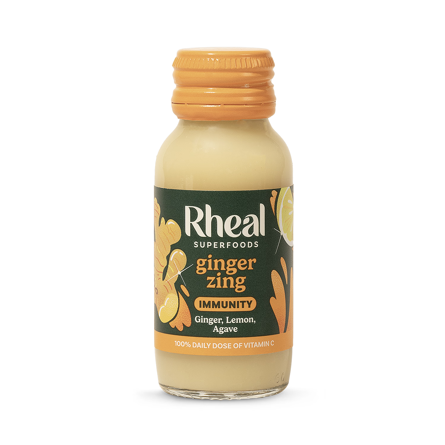 Rheal Ginger Zing wellness shot 60ml, imported from the UK