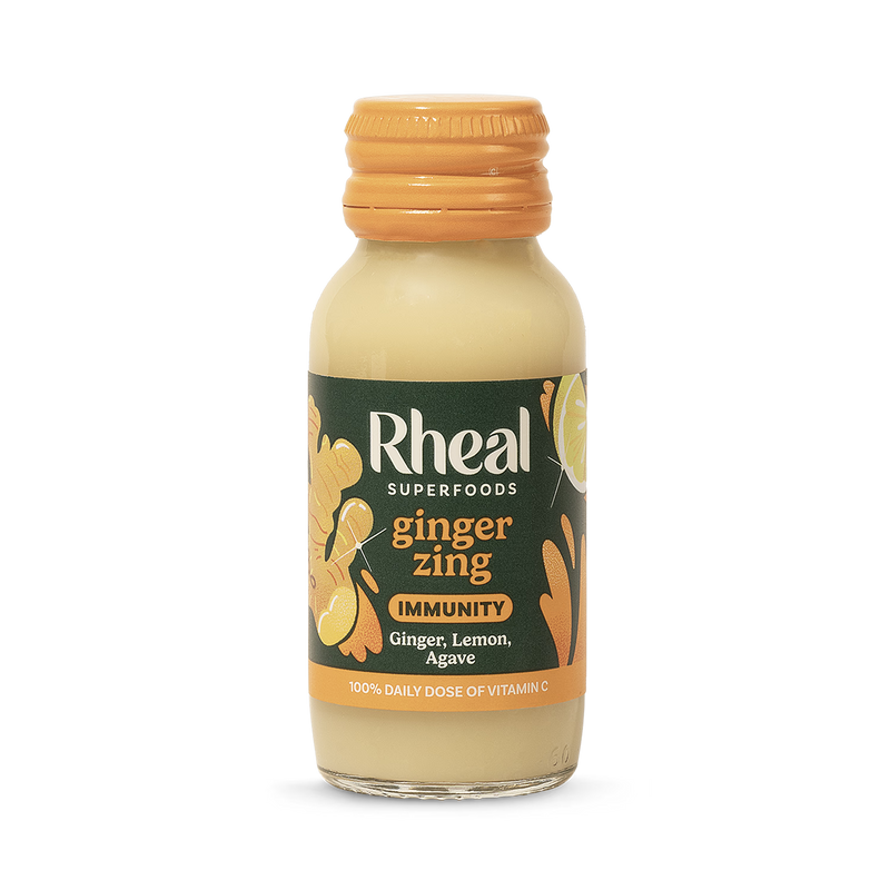 Rheal Ginger Zing wellness shot 60ml, imported from the UK