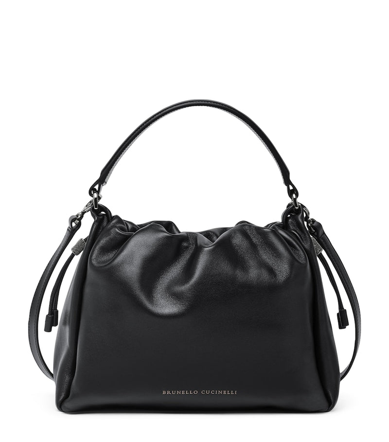 Brunello Cucinelli Mellow small bucket bag (British brand)