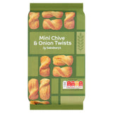 Sainsbury's Chive & Onion Mini Twists 125g Lunchbox snacking Sainsburys   