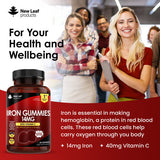 New Leaf Iron Gummies 14mg with vitamin C - British product